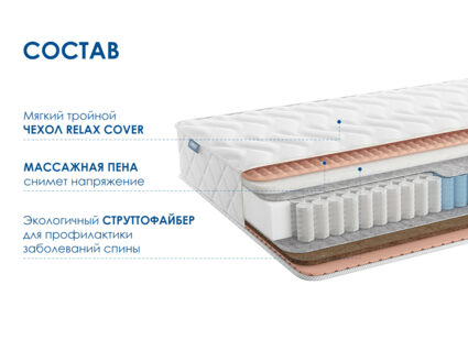 Матрас Димакс Relmas Solid 3Zone 37